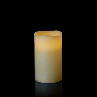 LED vosková sviečka mandľová 12,5cm