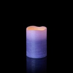 LED vosková sviečka levanduľová 10cm