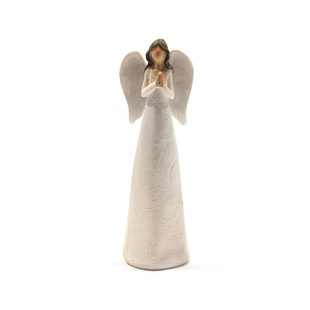 Anjel - biely, 17cm