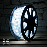 LED svetelná trubica - FLASH, 50m, ľadová biela, 1500 diód