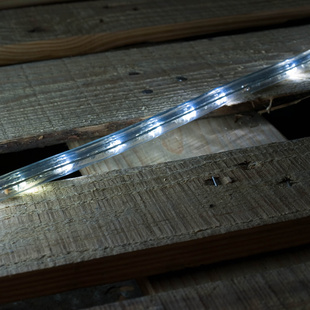 LED svetelná trubica - 1m, ľadová biela, 30 diód