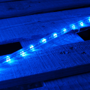 LED svetelná trubica - 1m, modrá, 30 diód