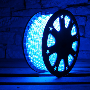 LED svetelná trubica - 50m, modrá, 1500 diód