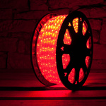 LED svetelná trubica - 50m, červená, 1500 diód
