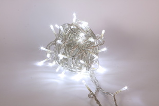LED svetelná reťaz 8m, ľadová biela
